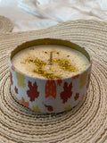 8.5 0z. AUTUMN GLOW Soy Candle in Tin.