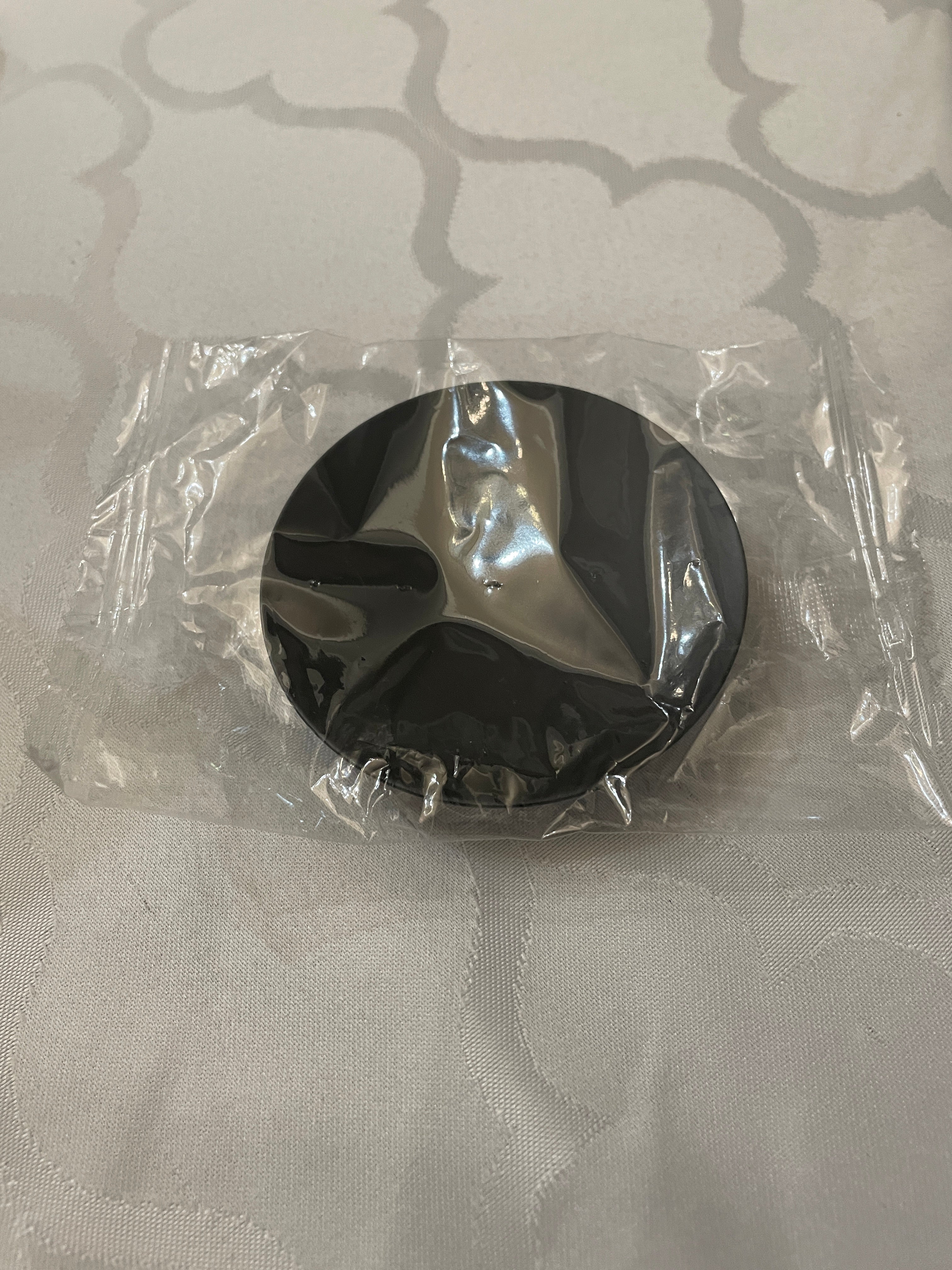 Iron Candle Plate/Candle Holder 2.73"Lx1"Wx2.73"H