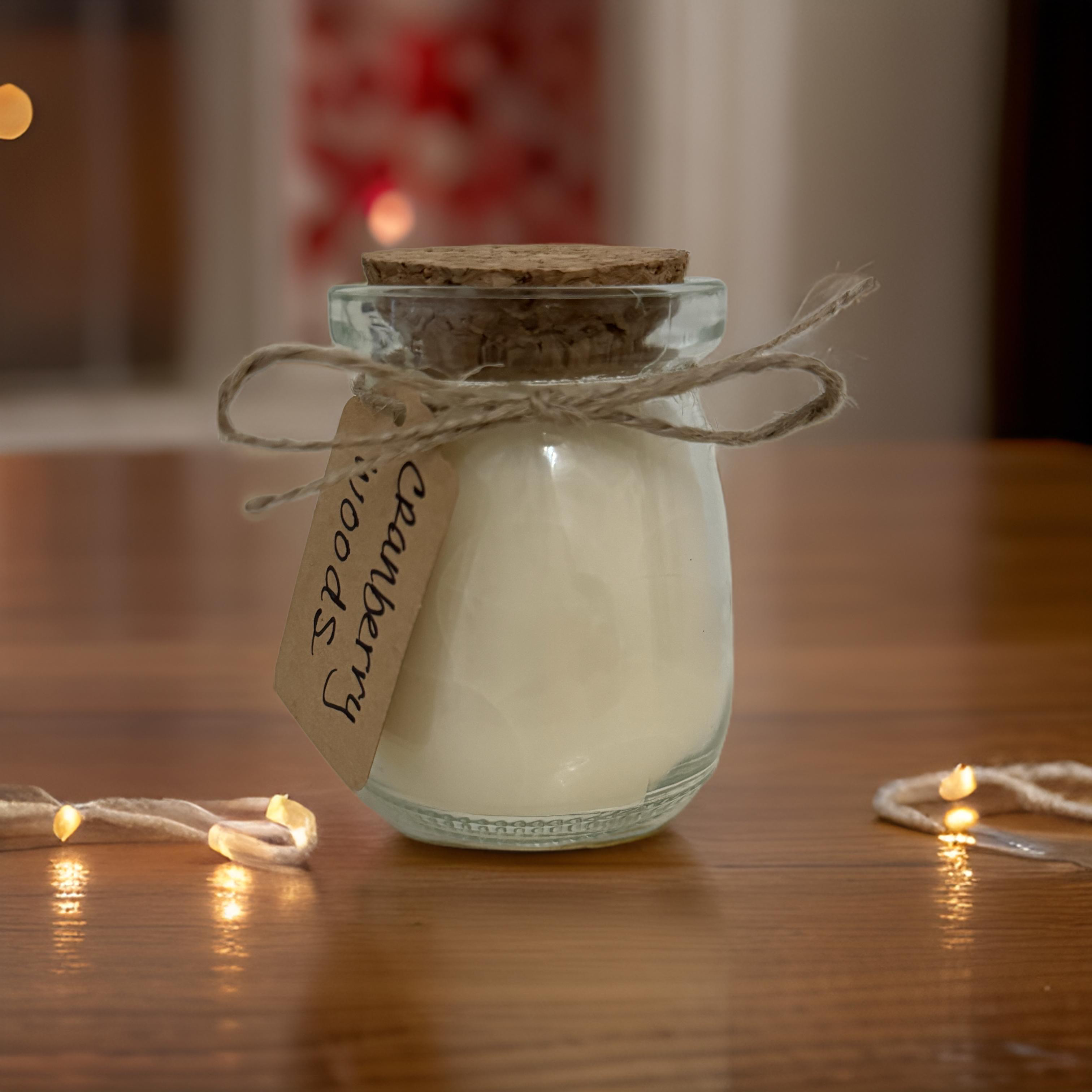 Cranberry Woods (4.0 oz.) soy tea Light Candle