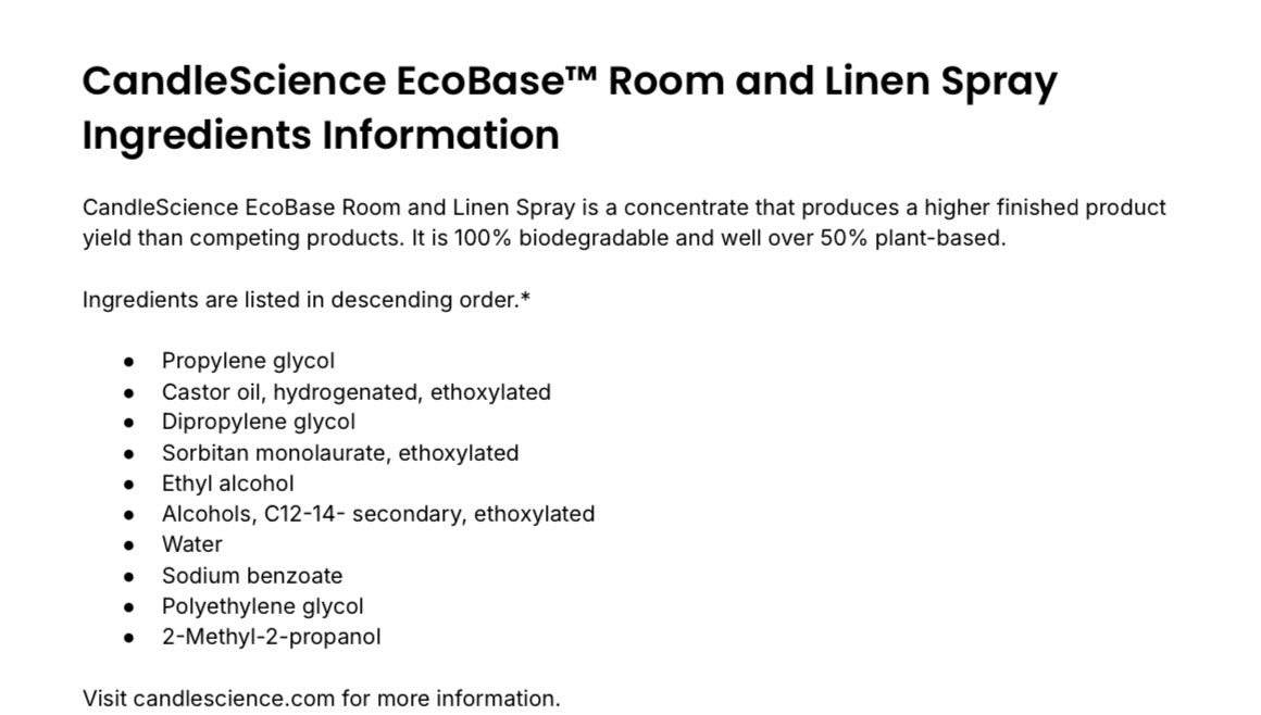 4.0 oz. Room & Linen Spray (Pumpkin Spice Buttercream)