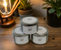 Cozy Home Collection: Scented Soy Candles (set of 3 - 8 oz Tins)