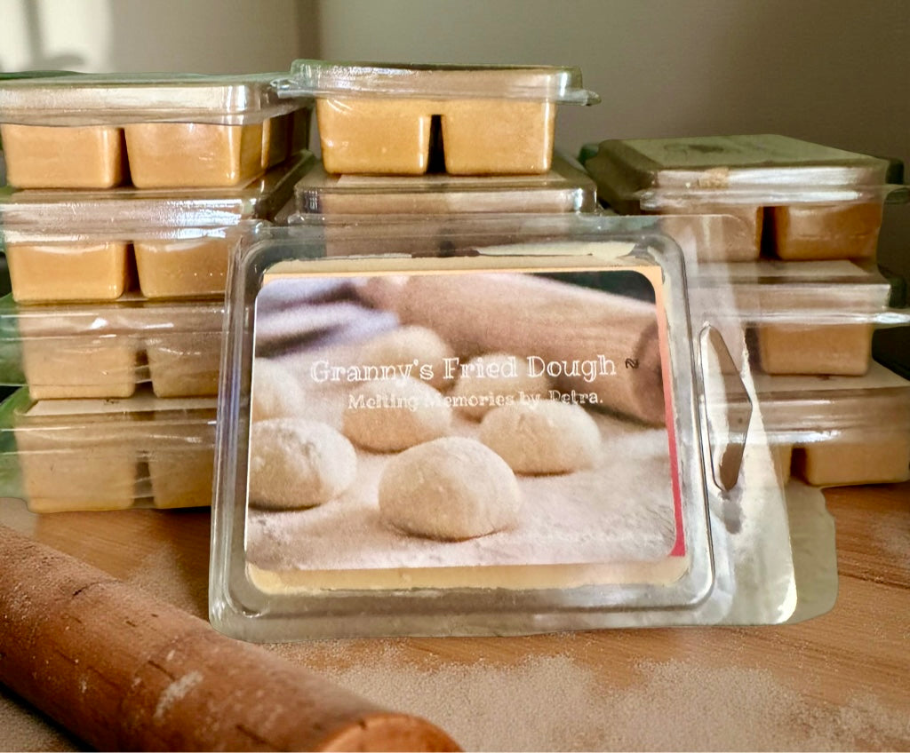 Granny's Fried Dough Soy Wax Melts- Classic Clamshell
